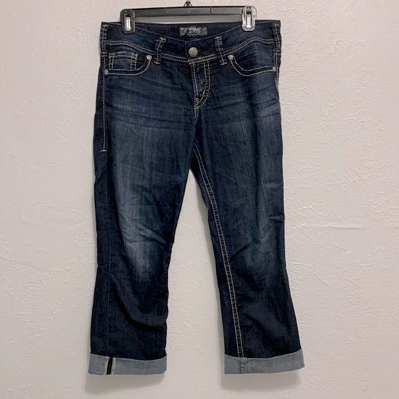 Silver Jeans Suki Capri size 29 - Picture 1 of 8